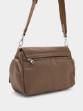 Bolso Bandolera De Nylon Con Solapa