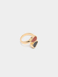 Anillo Cruzado Con Lágrimas