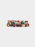 Set De Pulseras Elásticas De Abalorios Multicolor