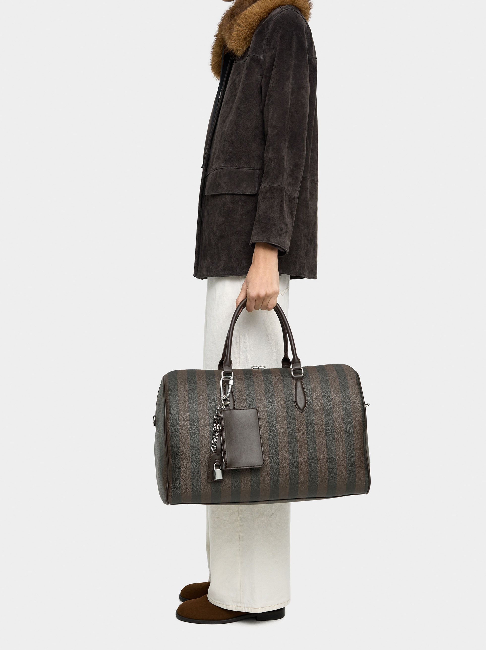 Bolso De Fin De Semana A Rayas