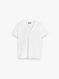 Camiseta Básica Con Escote En Pico