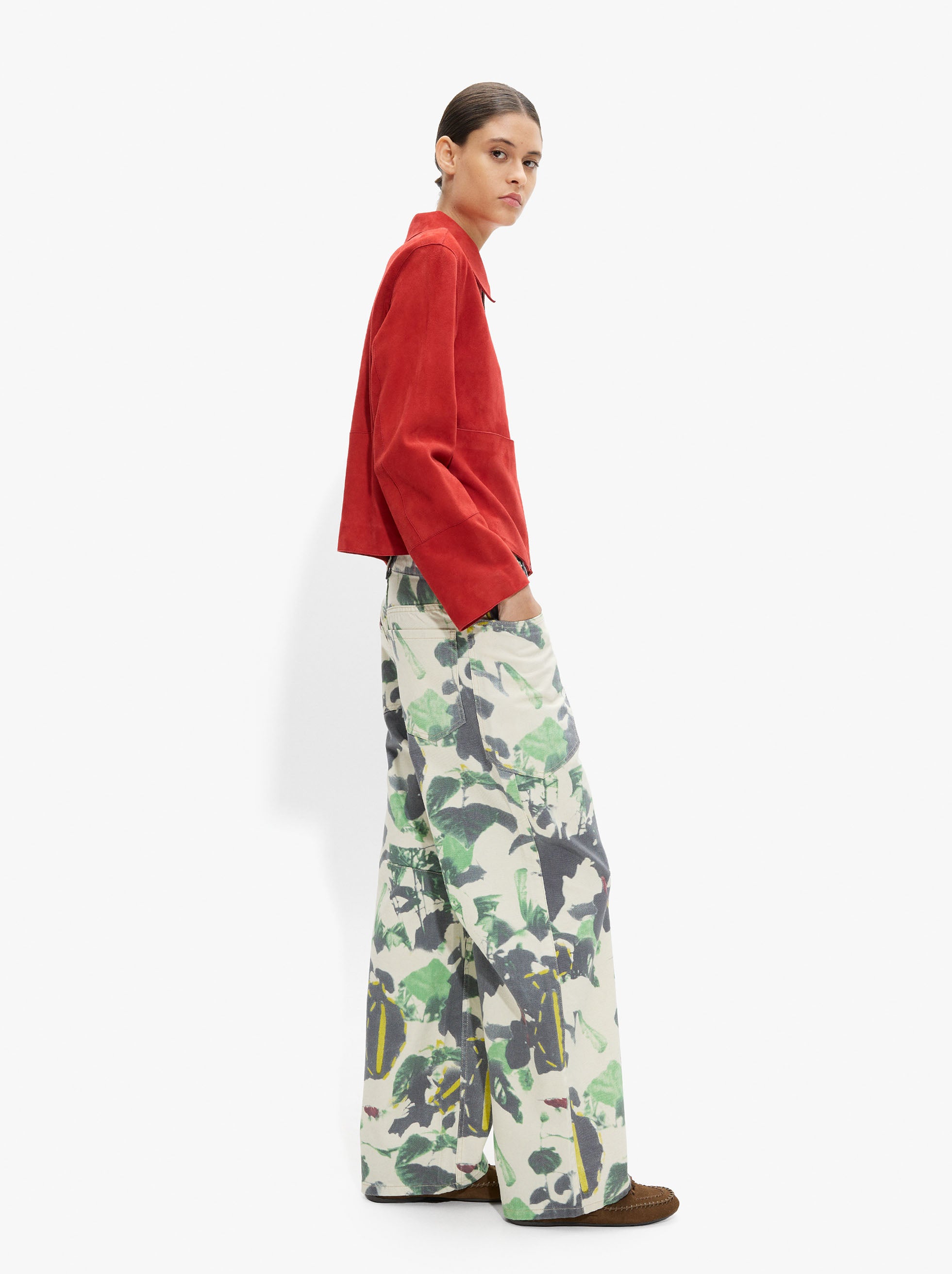 Pantalón Vaquero Estampado 100% Algodón