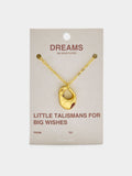 Collar Colgante De Aro Con Piedras - Baño De Oro 18k