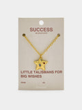 Collar Colgante Estrella Con Piedras - Baño De Oro 18k