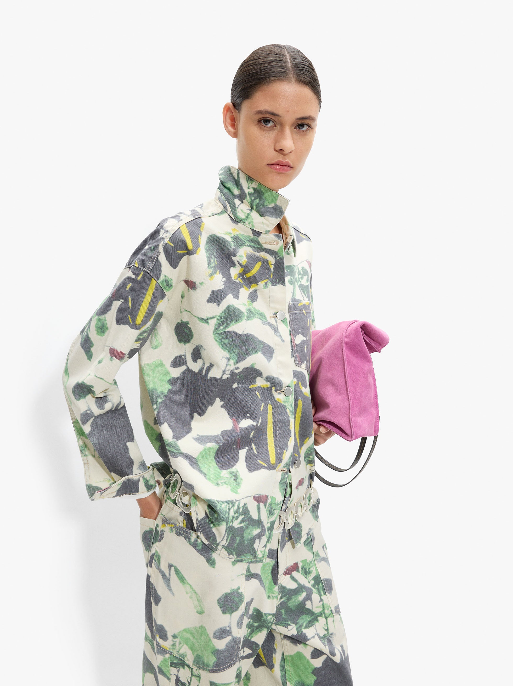 Chaqueta Vaquera Estampada 100% Algodón