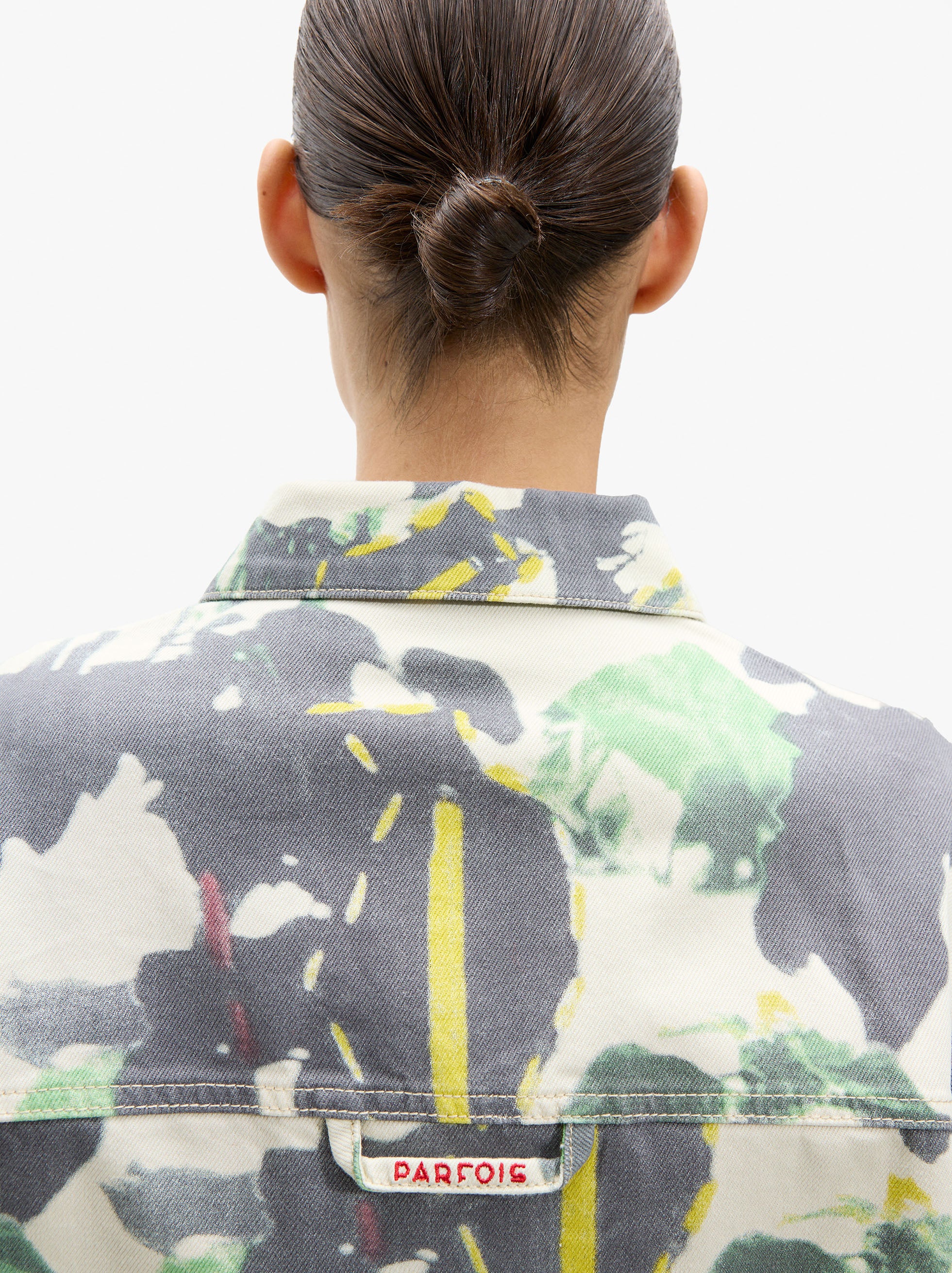 Chaqueta Vaquera Estampada 100% Algodón