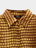 Camisa Estampada Con Nudo