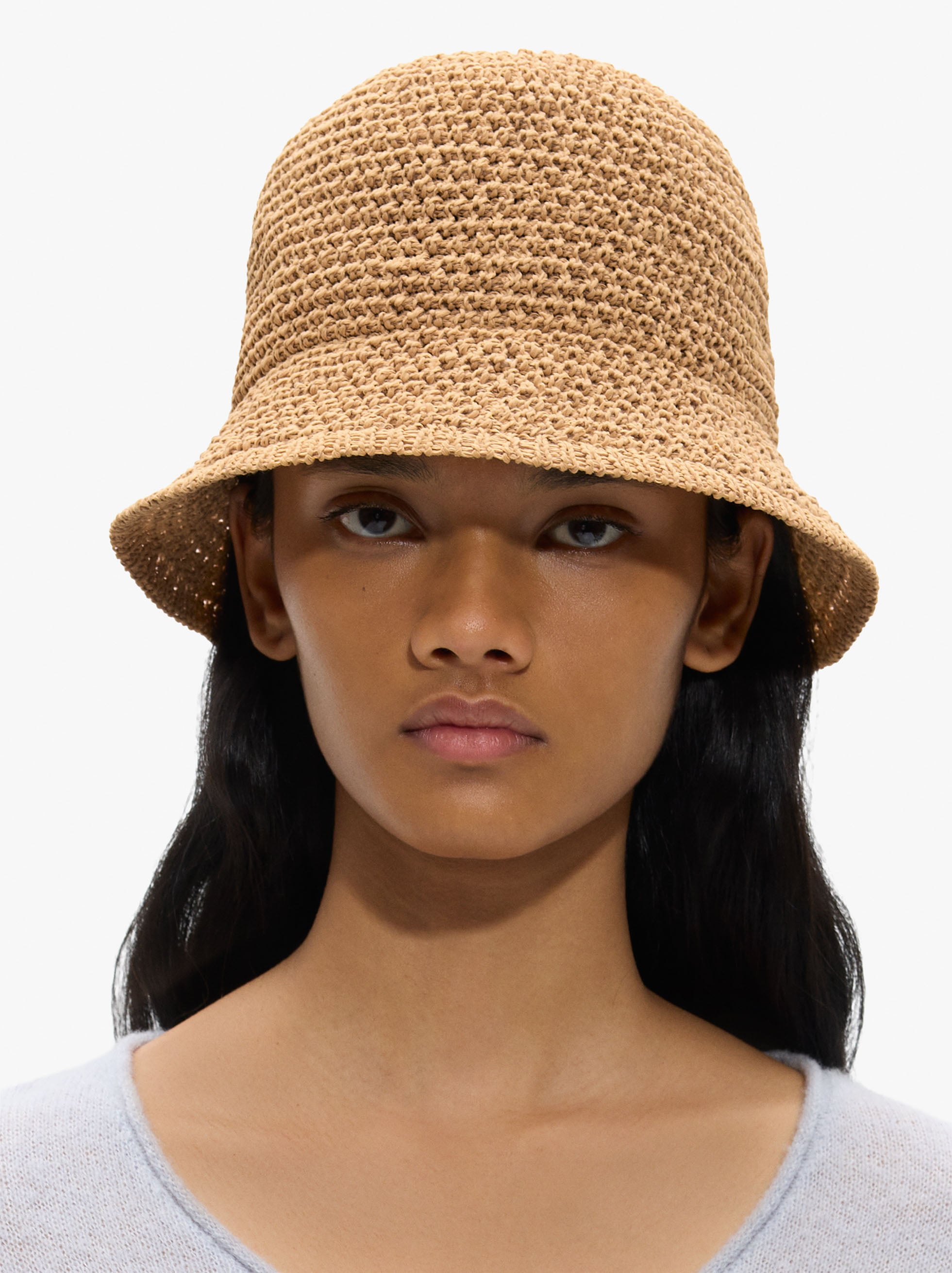 Sombrero Bucket De Punto