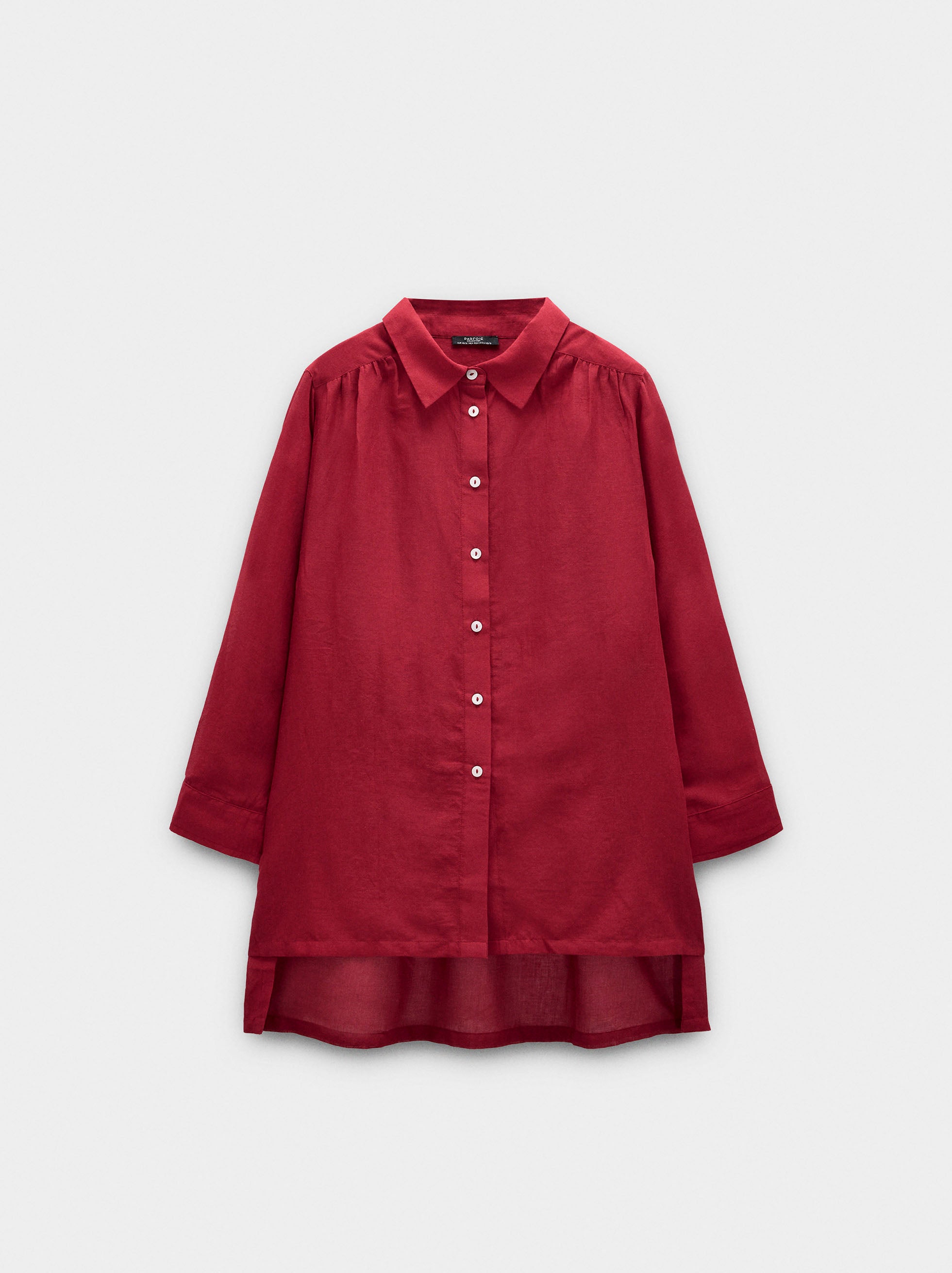 Camisa Semitransparente 100% Algodón