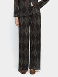 Pantalón Estampado De Rombos