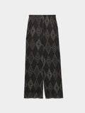 Pantalón Estampado De Rombos