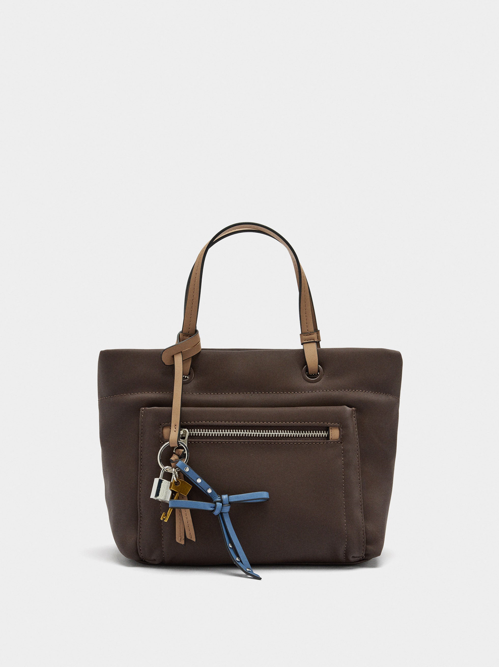 Bolso Tote Con Penduro