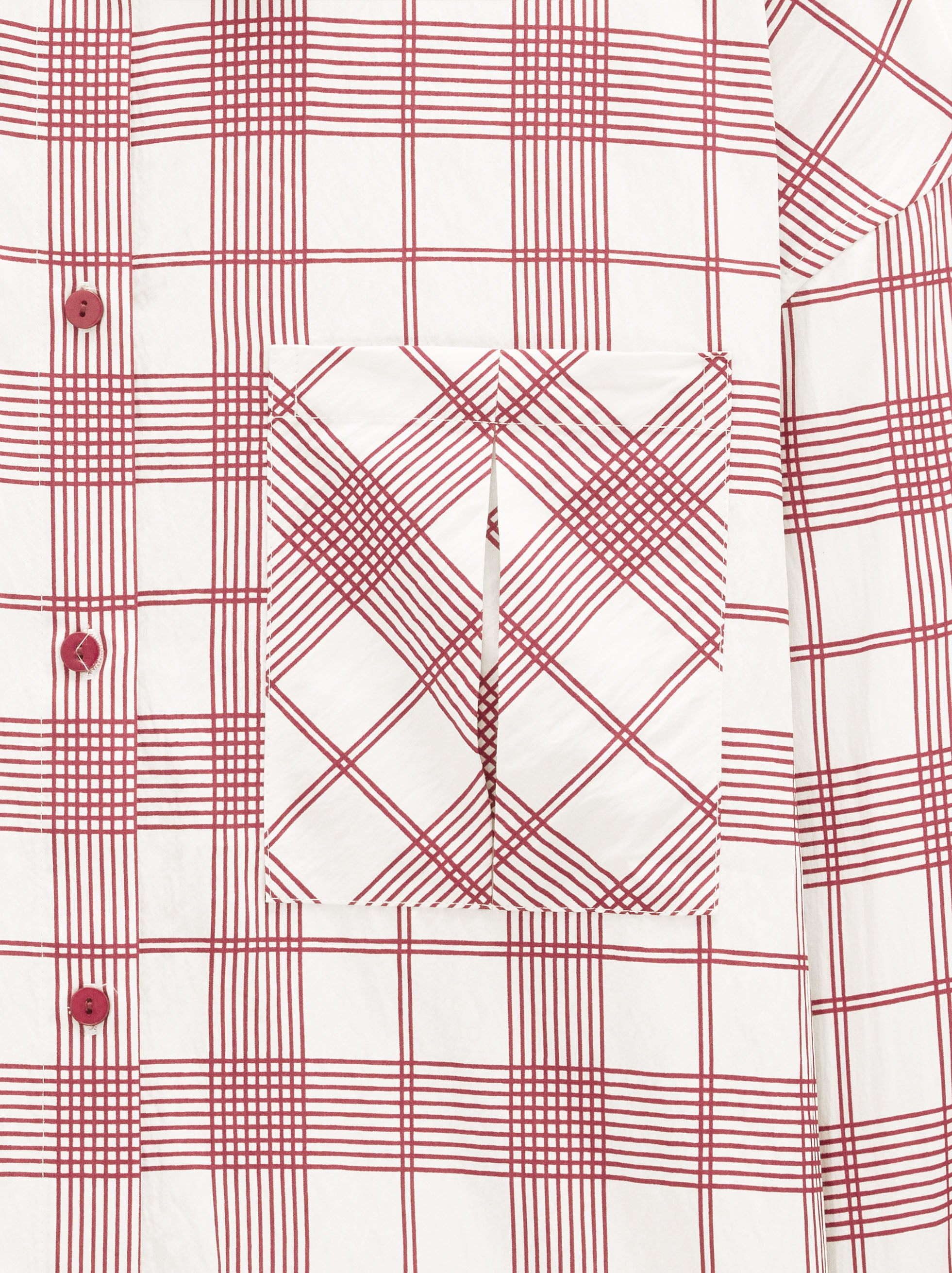 Camisa Con Bolsillo A Cuadros