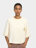 Blusa Con Detalles Crochet 100% Algodón