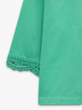 Blusa Con Detalles Crochet 100% Algodón