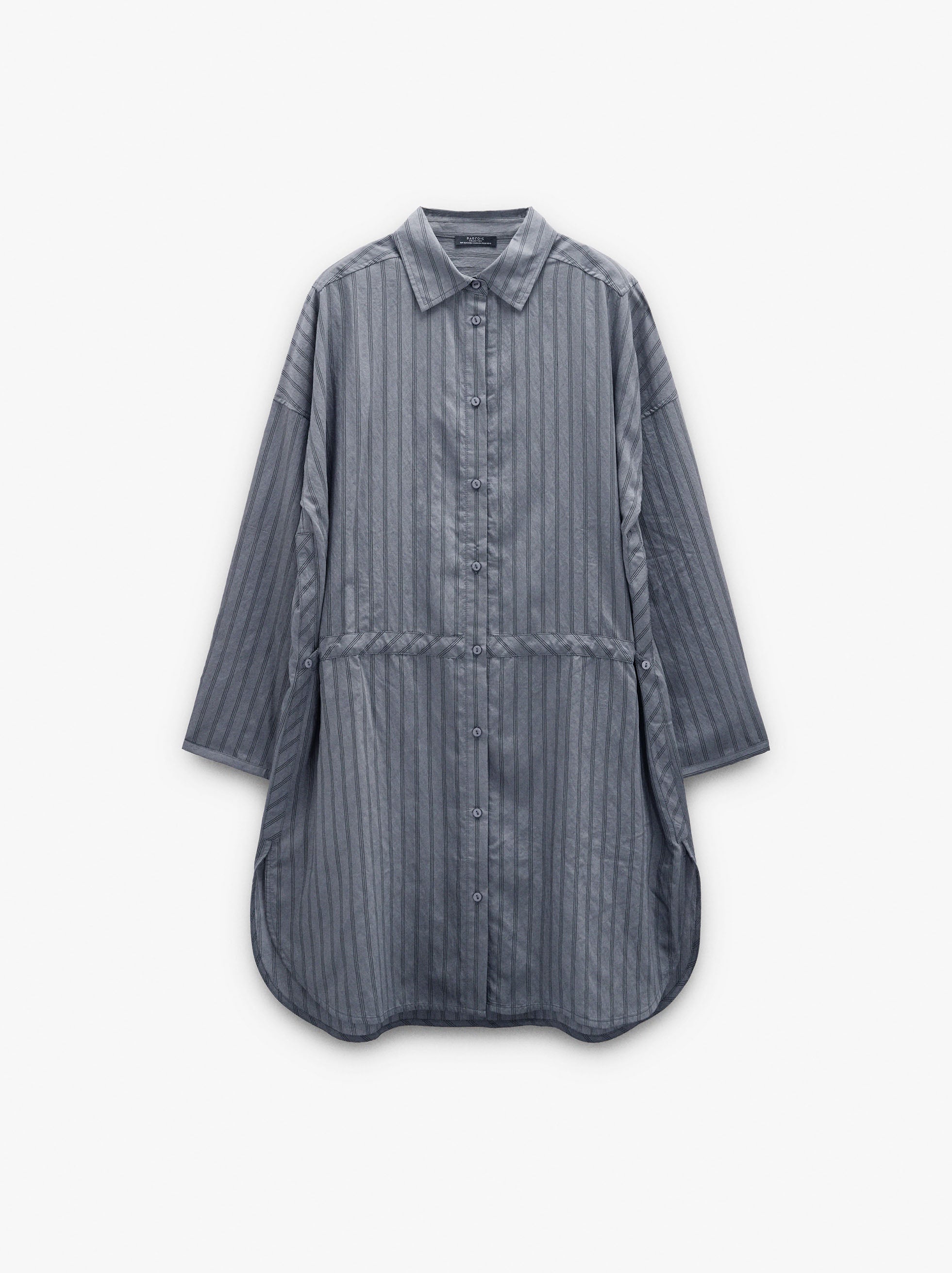 Vestido Camisero A Rayas