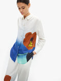 Camisa Estampada 100% Lino