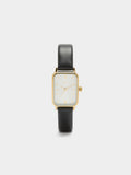 Reloj Cuadrado Con Pulsera Efecto Piel