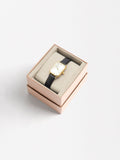 Reloj Cuadrado Con Pulsera Efecto Piel