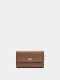 Cartera Lisa Con Solapa