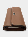Cartera Lisa Con Solapa