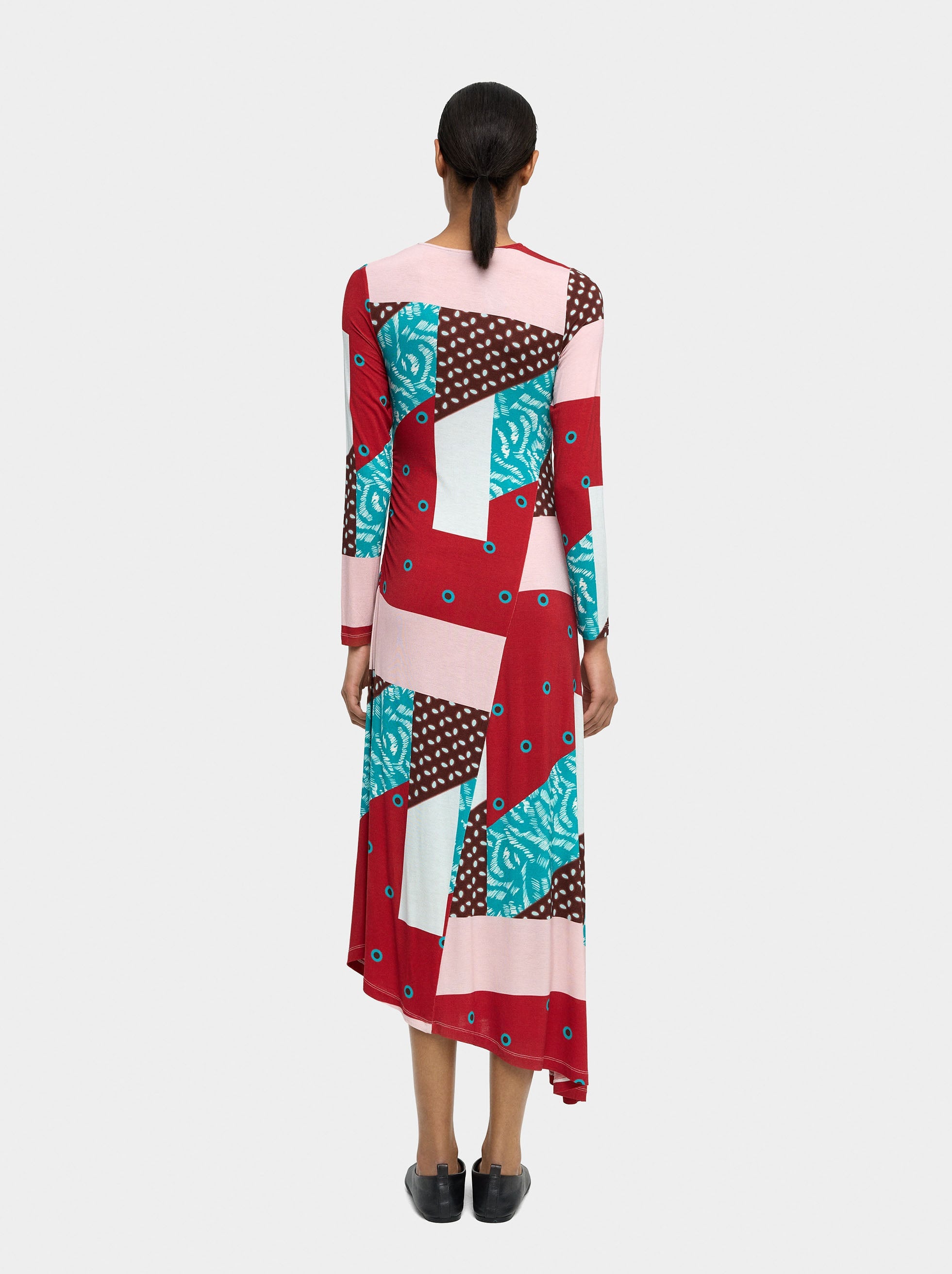 Vestido Asimétrico Estampado