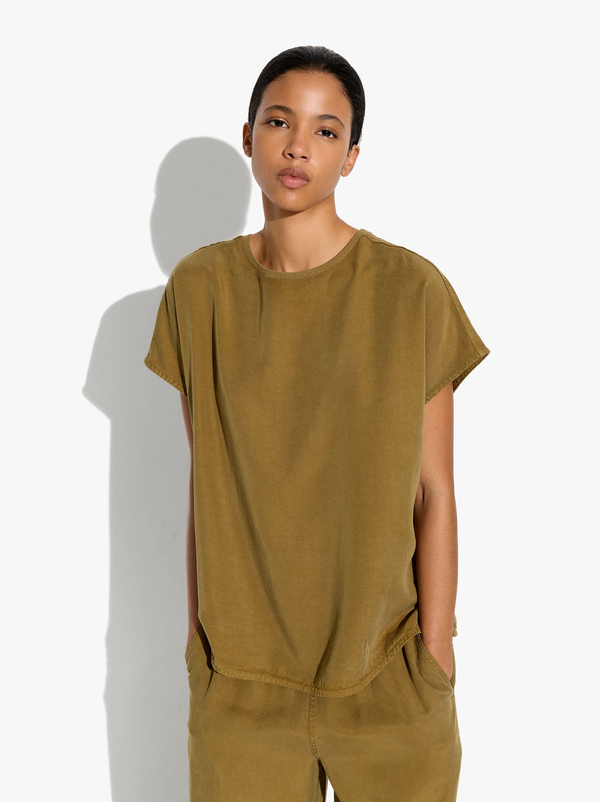 Camiseta Lisa 100% Lyocell