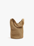 Bolso De Hombro Efecto Rafia