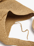 Bolso De Hombro Efecto Rafia