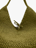 Bolso De Hombro Efecto Rafia