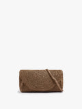 Bolso Bandolera Efecto Rafia Con Solapa
