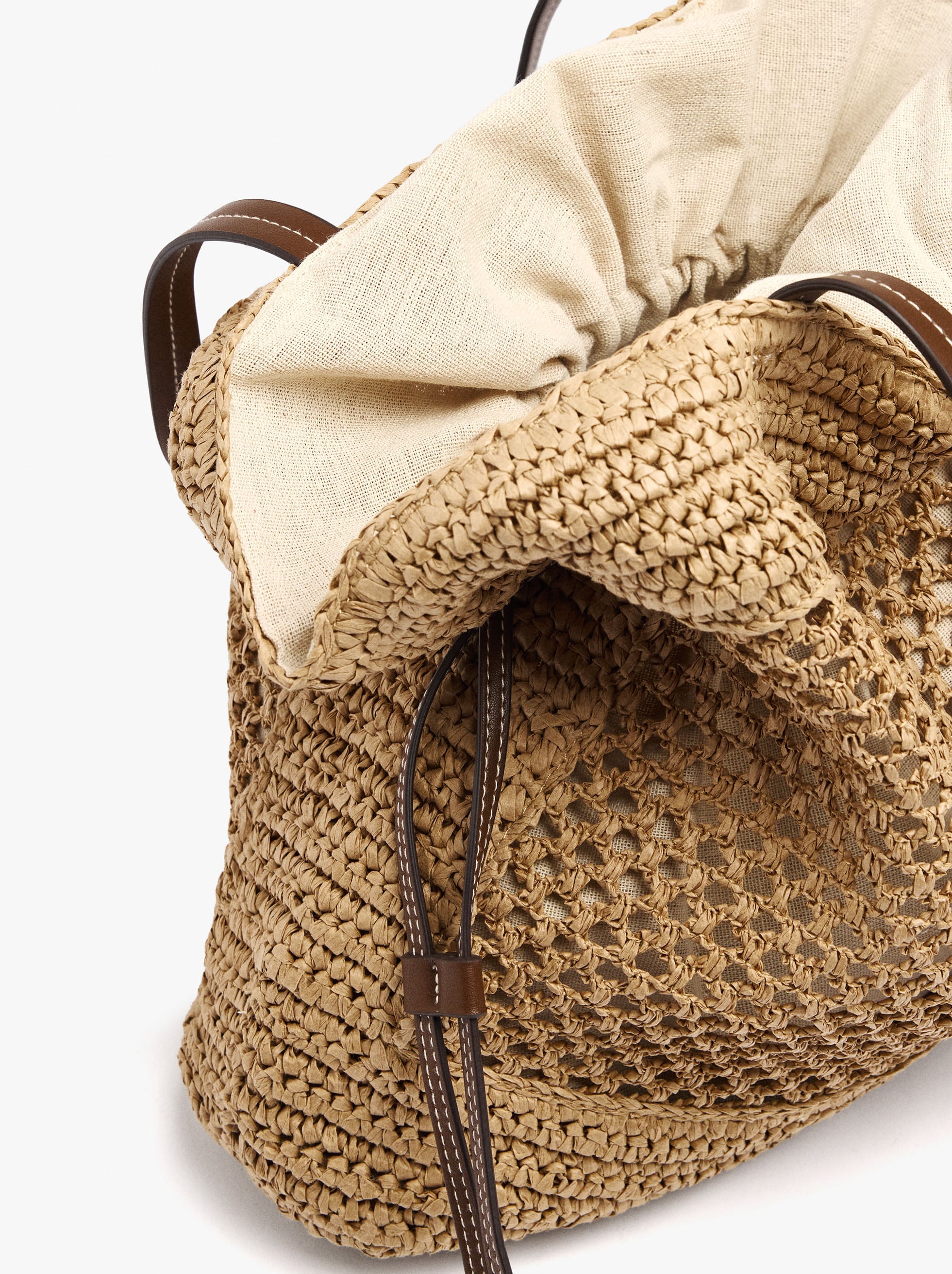 Bolso Shopper Efecto Rafia L