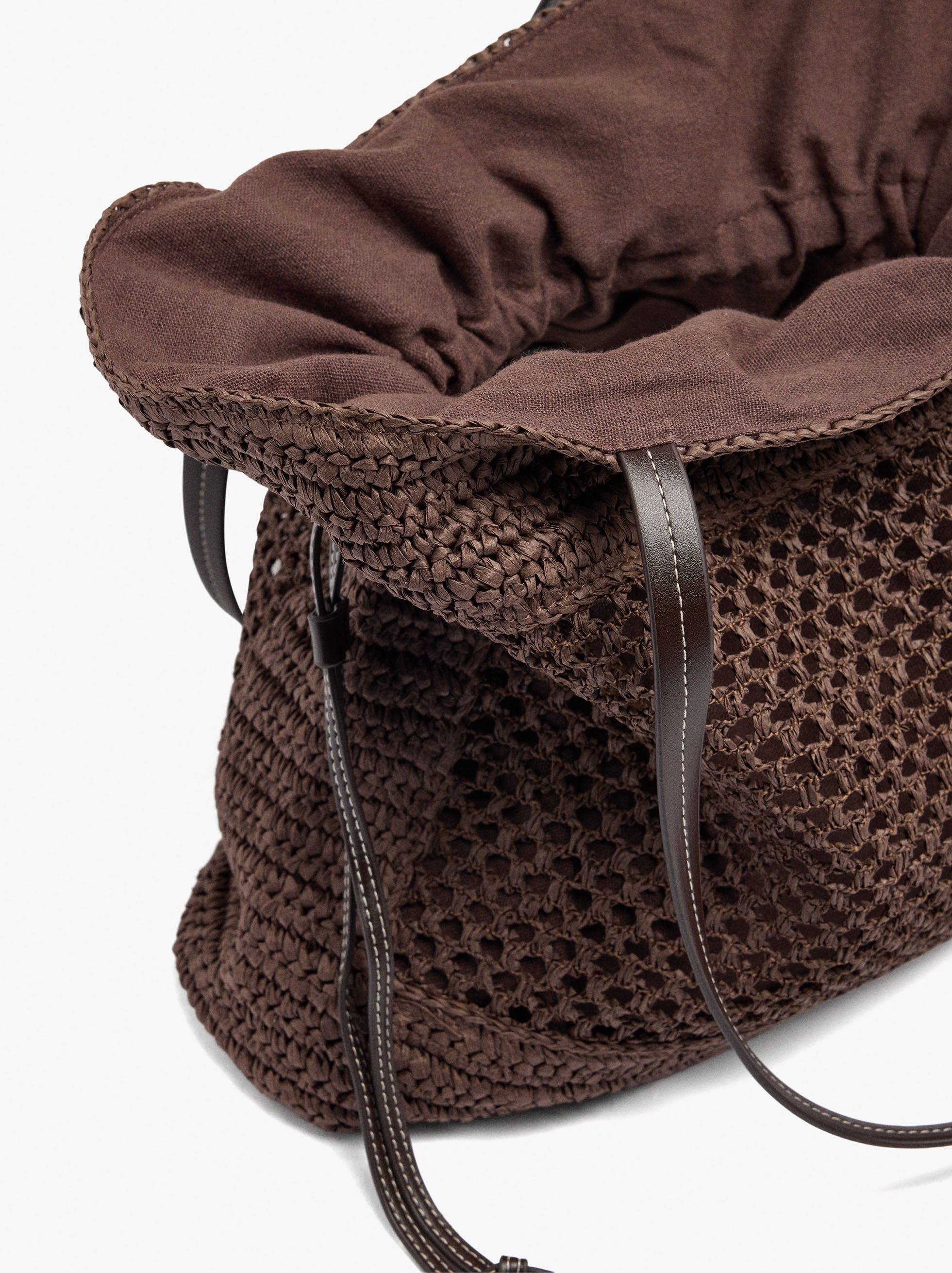 Bolso Shopper Efecto Rafia L