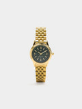 Reloj Redondo Con Pulsera De Acero Inoxidable