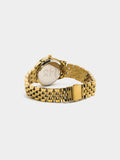 Reloj Redondo Con Pulsera De Acero Inoxidable