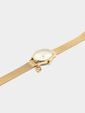 Reloj Pulsera De Malla Metálica Con Charm