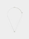 Set De Collar Y Pendientes Con Circonitas - Plata De Ley 925