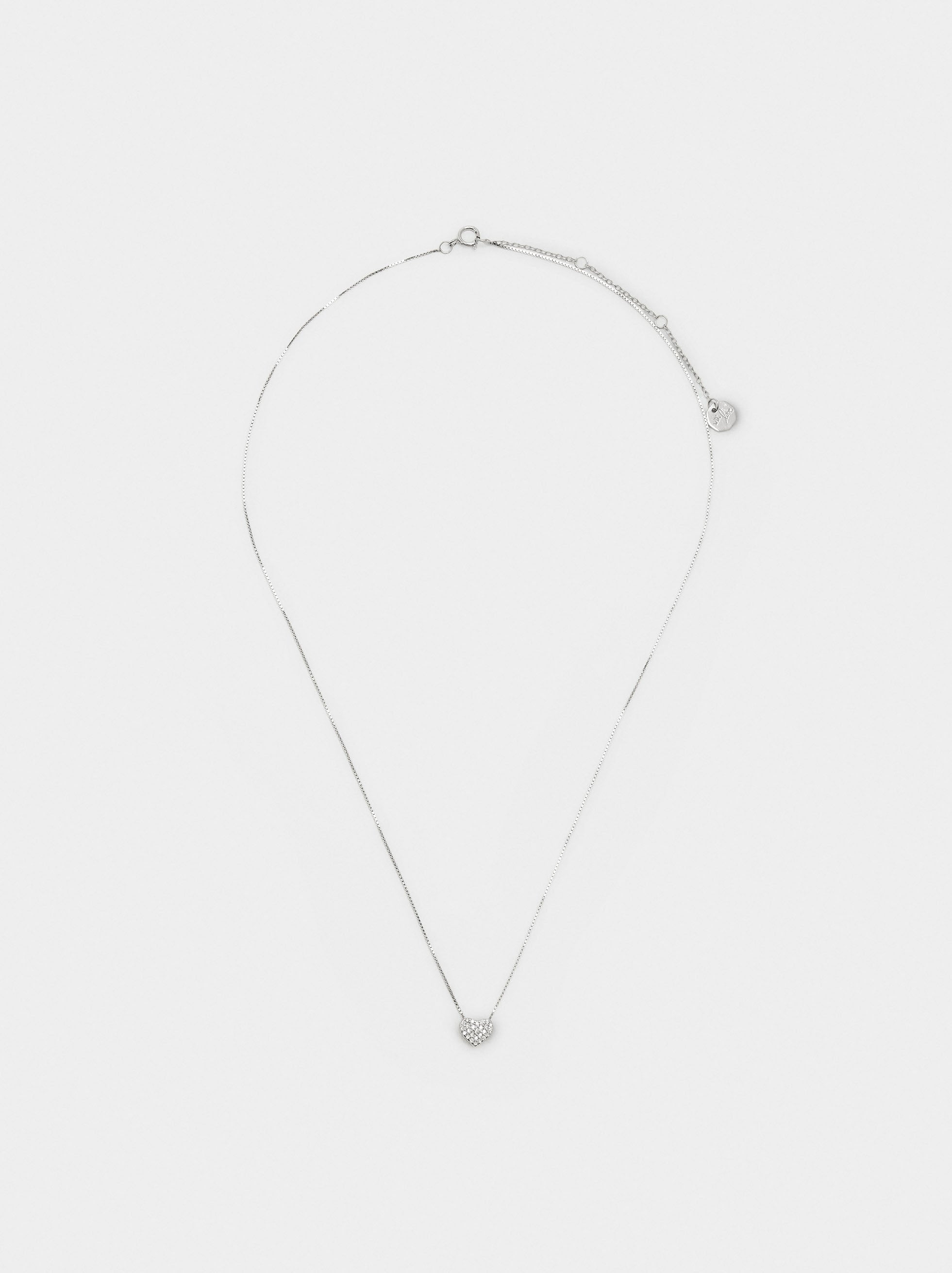 Set De Collar Y Pendientes Con Circonitas - Plata De Ley 925