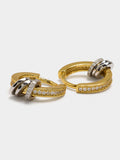 Aros Con Circonitas - Plata De Ley 925