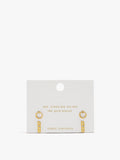 Set De Pendientes Baño De Oro 18k - Plata De Ley 925