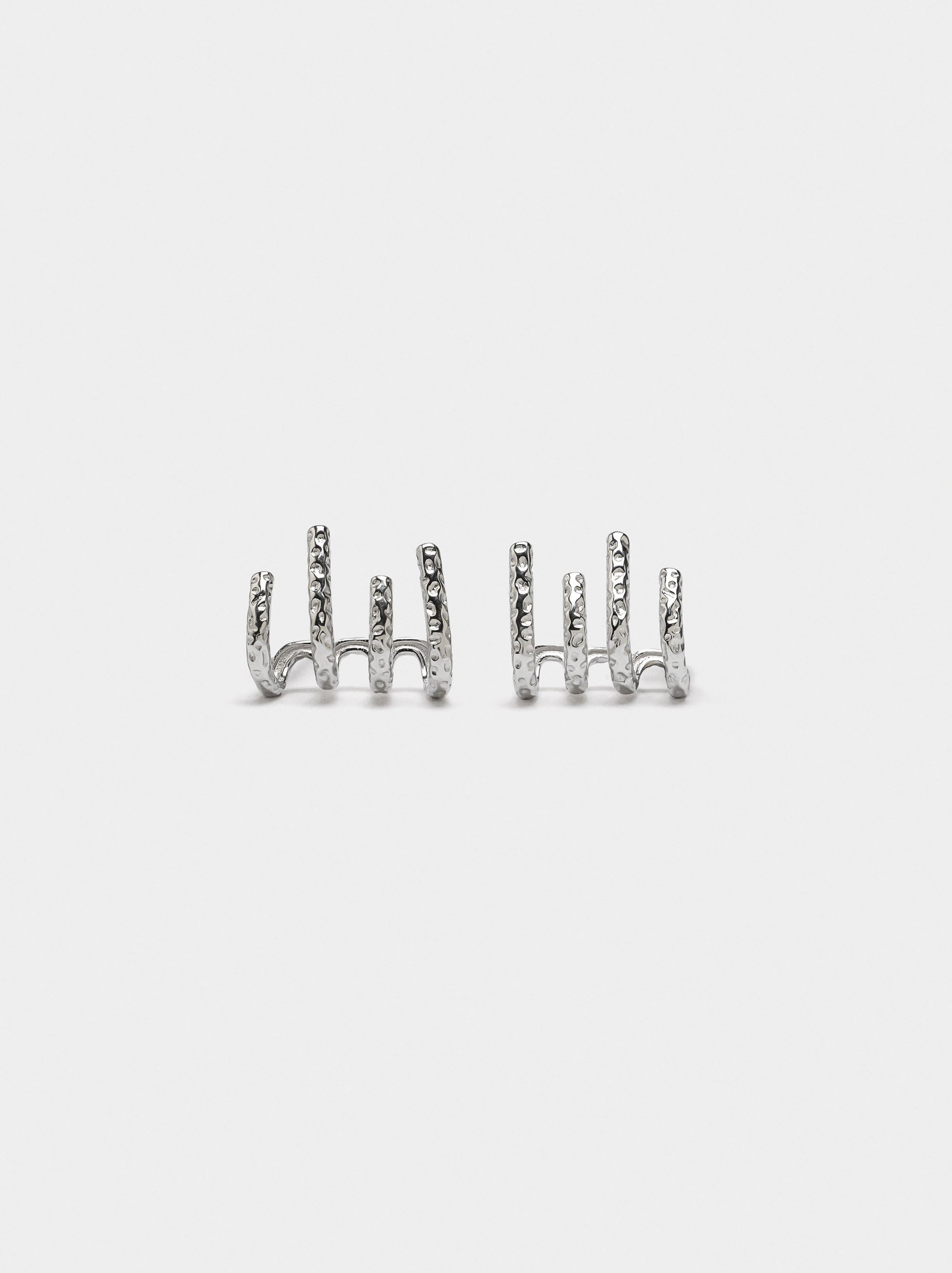 Aros Múltiples Con Circonitas - Plata De Ley 925