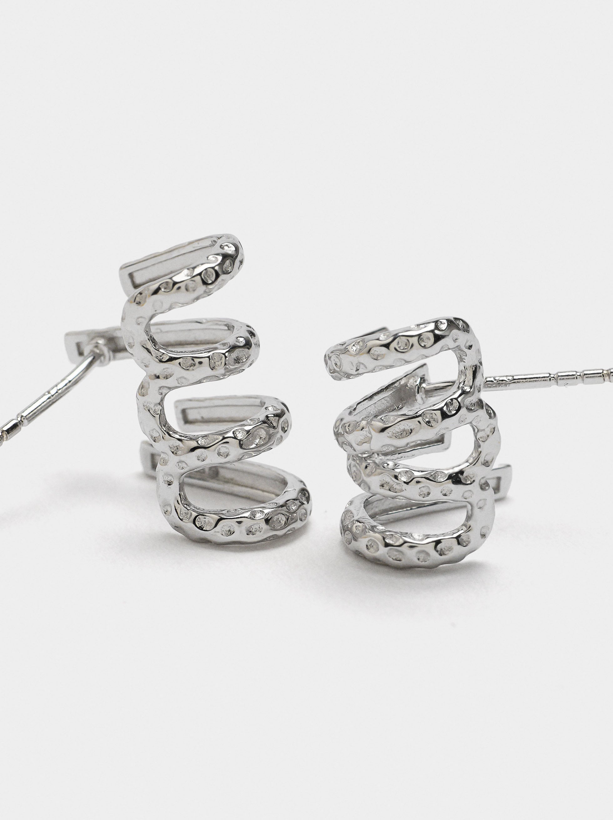 Aros Múltiples Con Circonitas - Plata De Ley 925