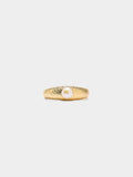 Anillo Con Perla De Agua Dulce