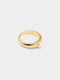 Anillo Con Perla De Agua Dulce