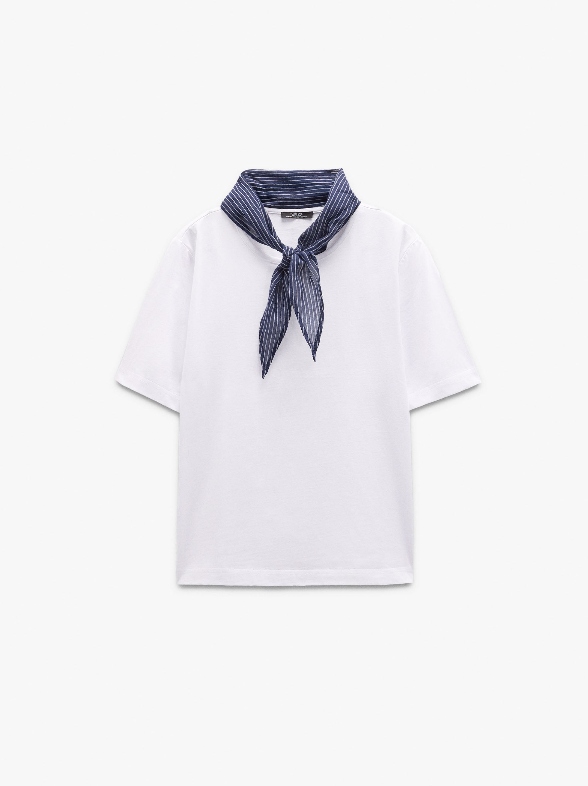Camiseta Con Pañuelo 100% Algodón