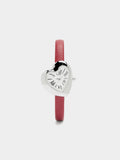Reloj Corazón Pulsera Con Textura