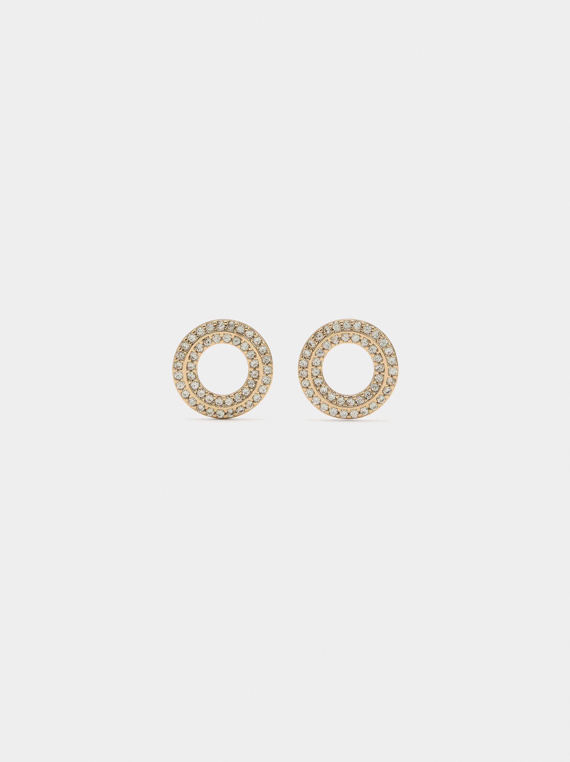 Pendientes Aro Con Circonitas
