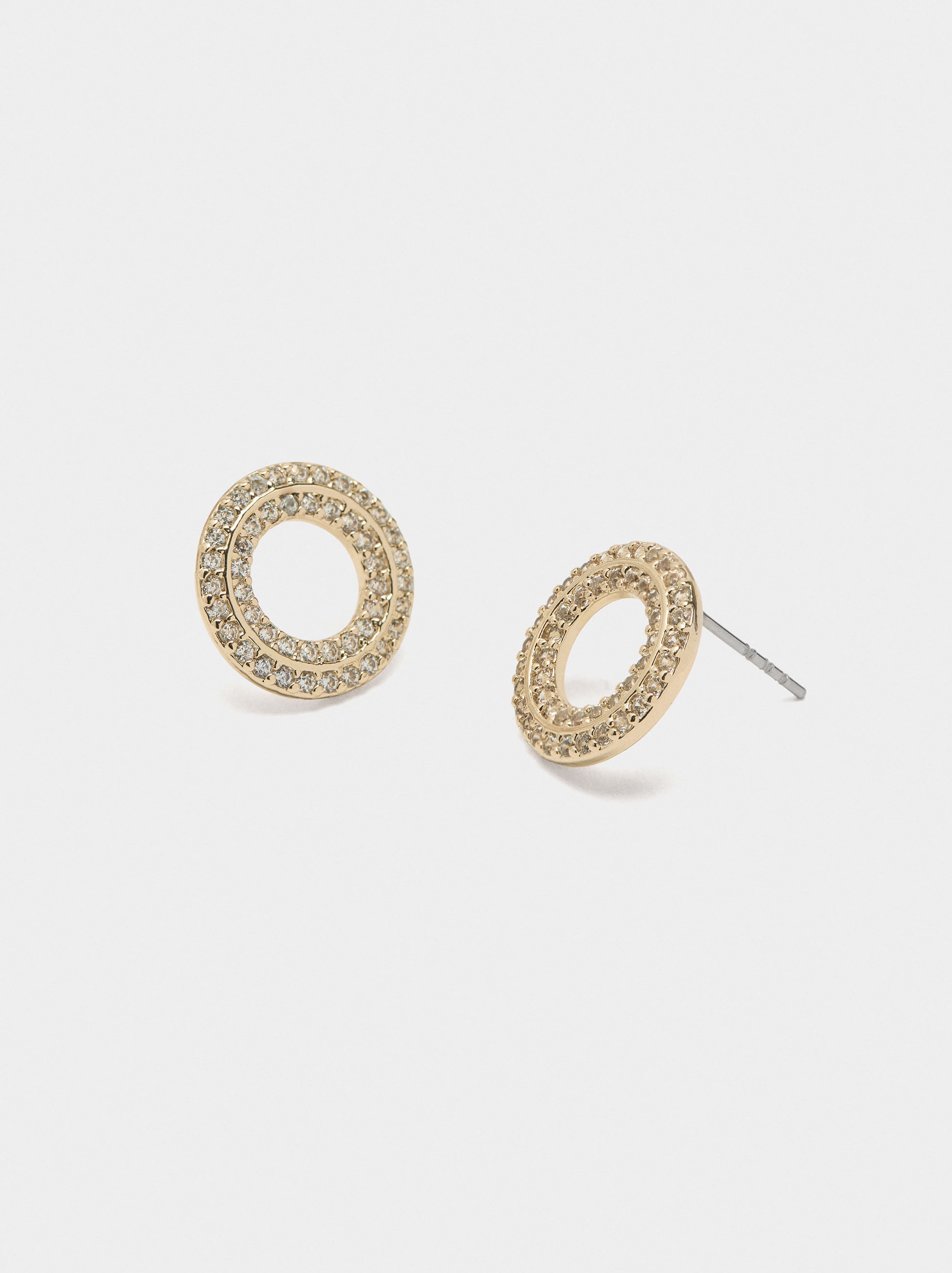 Pendientes Aro Con Circonitas