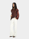 Blusa Estampada Semitransparente