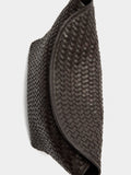 Bolso De Hombro Con Piel Trenzada